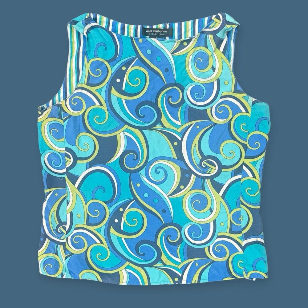 Vintage 2000s Double Sided Top Size 6 (Small) • Liz Claiborne • Silk